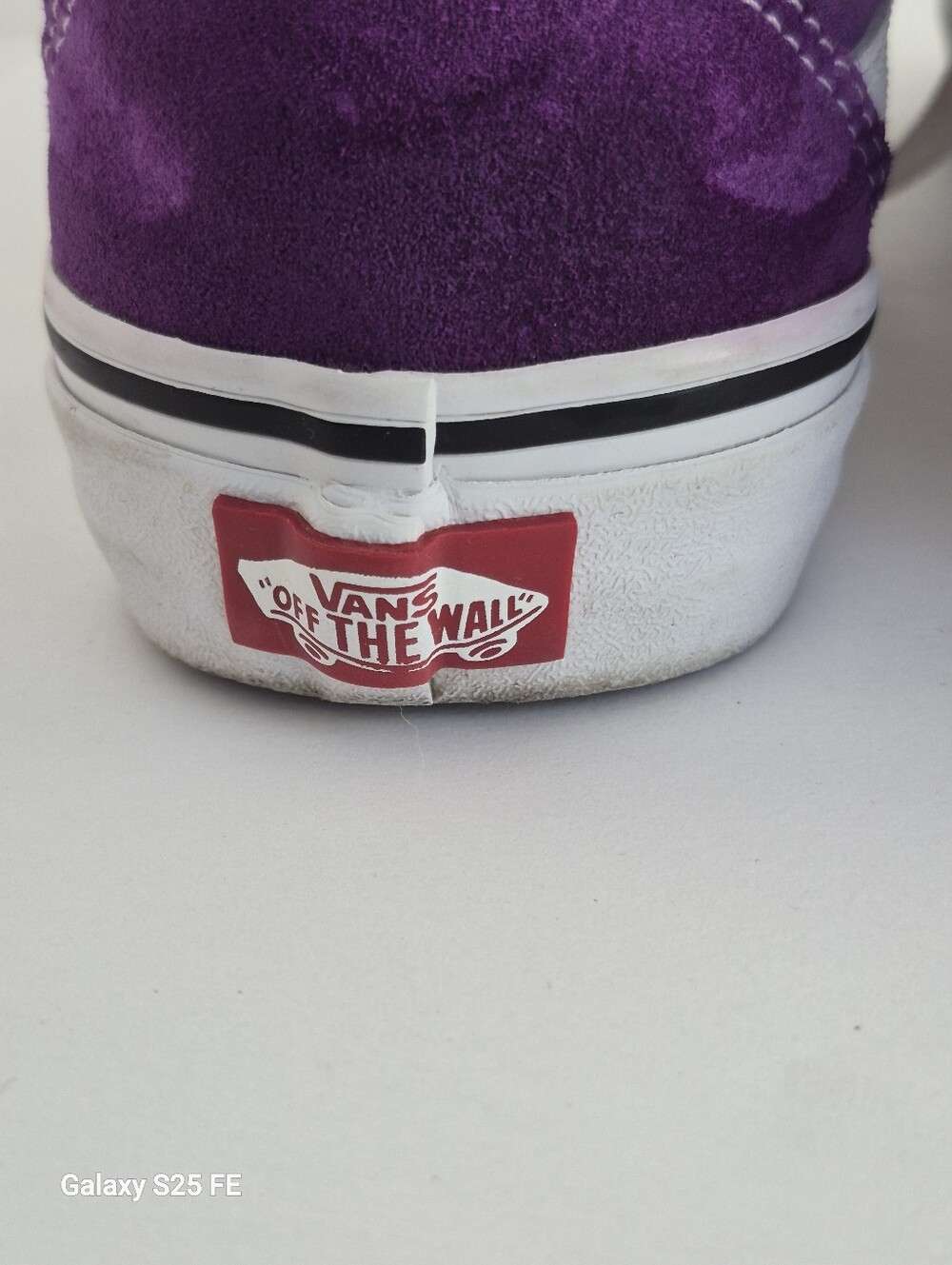Low-Top Suede Upper Purple Sneakers - Picture 3 of 6